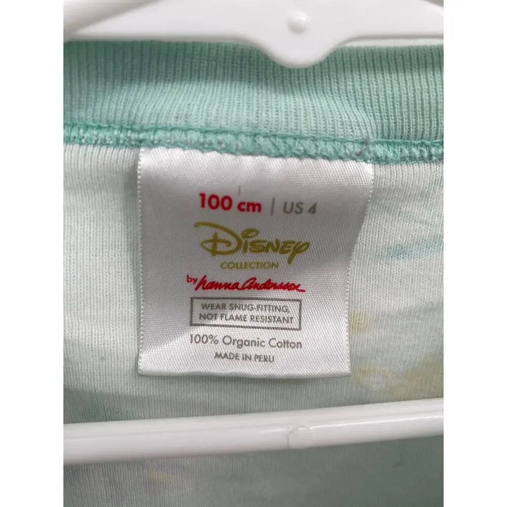 Hanna Andersson 100cm us 4 Disney collection Jasmine pajama top